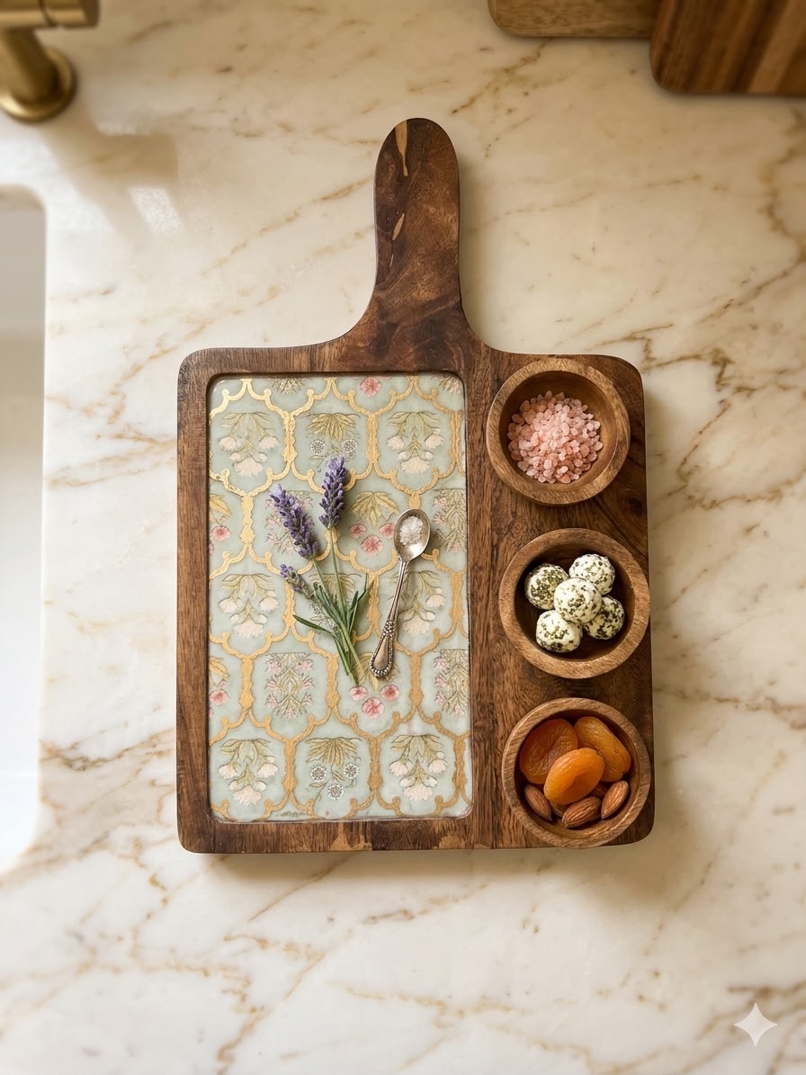 3 Bowl Serving Board